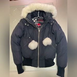 XS Black Moose Knuckle Debbie Bomber Jacker
